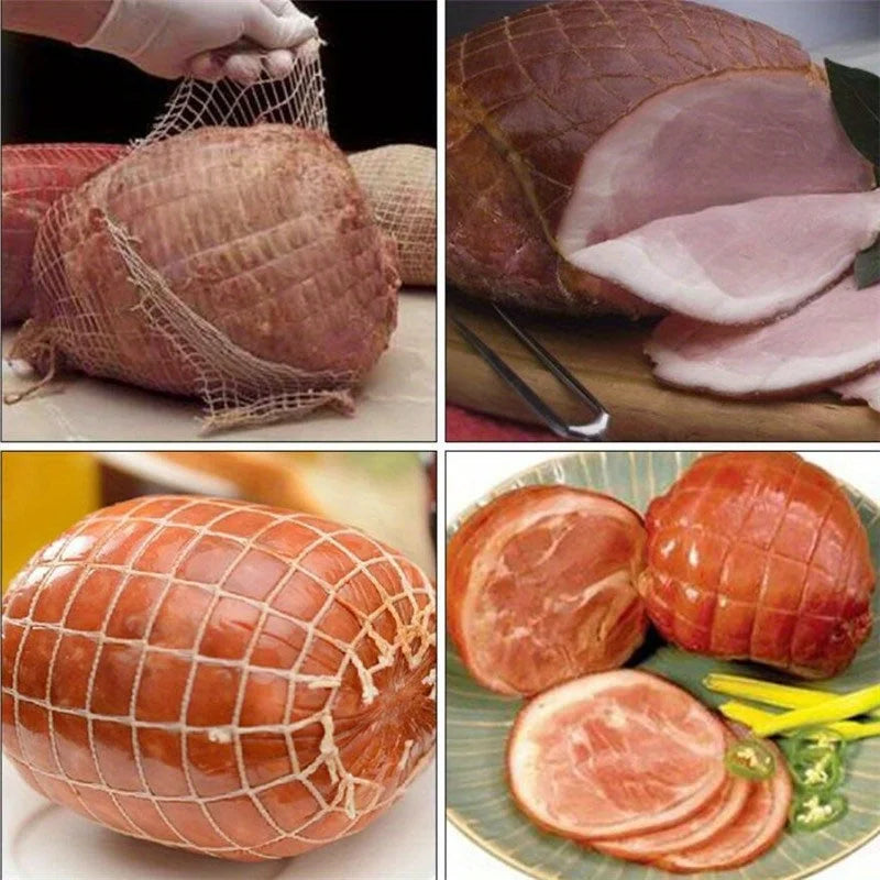 1pc, Meat Net, Meat Netting Roll, Beef Netting, Meat Net For Hot Dog, Ham Sausage, Kitchen Household Elastic Beef Netting Qme