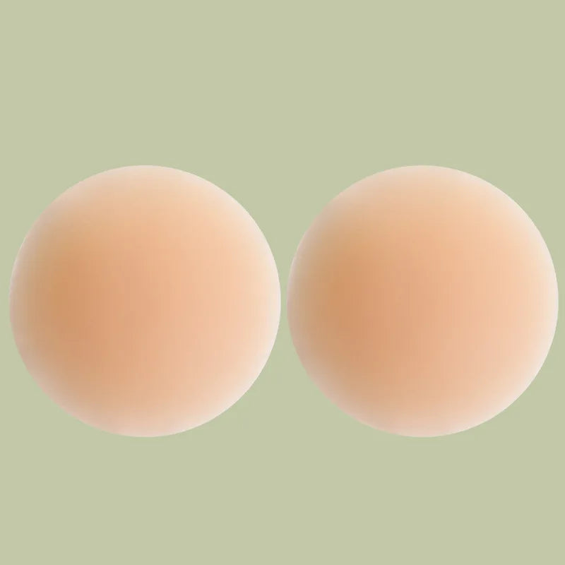 Silicone Latex Solid-state Glued Self-adhesive Anti-light Anti-bumps Qme Champagne One Size