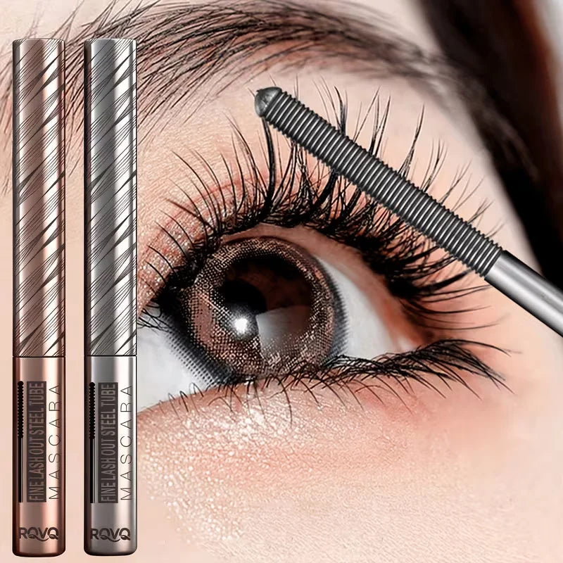 Waterproof Steel Tube Mascara Black Brown Lengthening Curling Qme