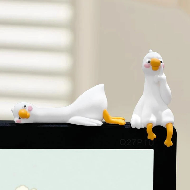 Resin Cartoon Animal Decor Desk Car Dashboard TV Monitor Idea Mini Qme