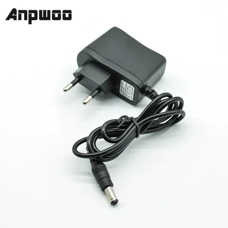 ANPWOO New 100-240V AC Converter Adapter DC 3V 1A Power Supply Charger EU Plug 5.5mm * 2.5mm(2.1mm) AC to DC Qme V3 500mA