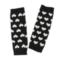 Sweet Girls Lolita Leg Warmers Women Long Socks Knitted Foot Cover Arm Warmer Autumn Winter Crochet Heap Socks Gothic Boot Cuffs Qme black One Size