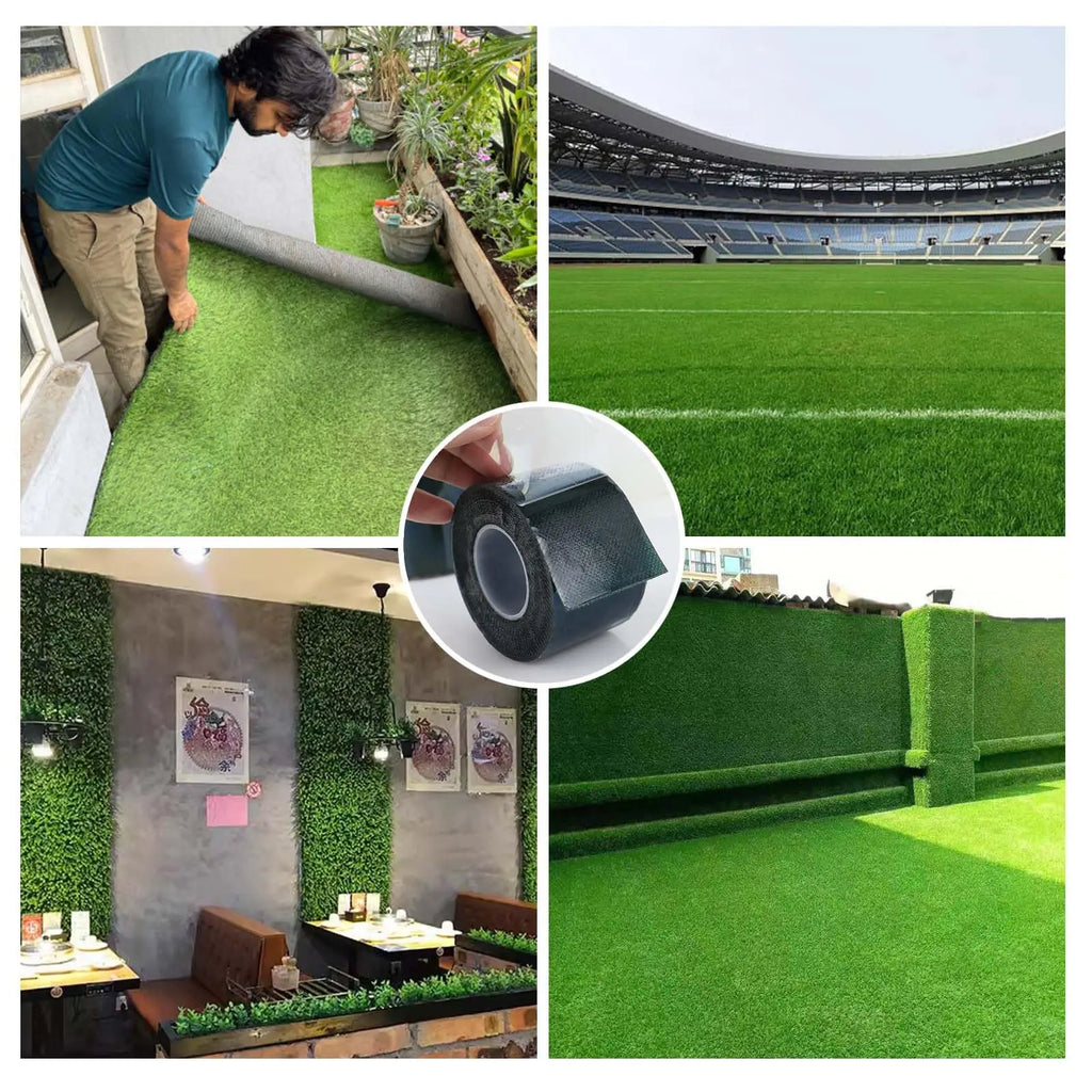 Double Side Artificial Turf Seam Tape Self-Adhesive Tape Jointing Tape High Viscosity Wear Resistant Lawn Greening Cloth Tape Qme