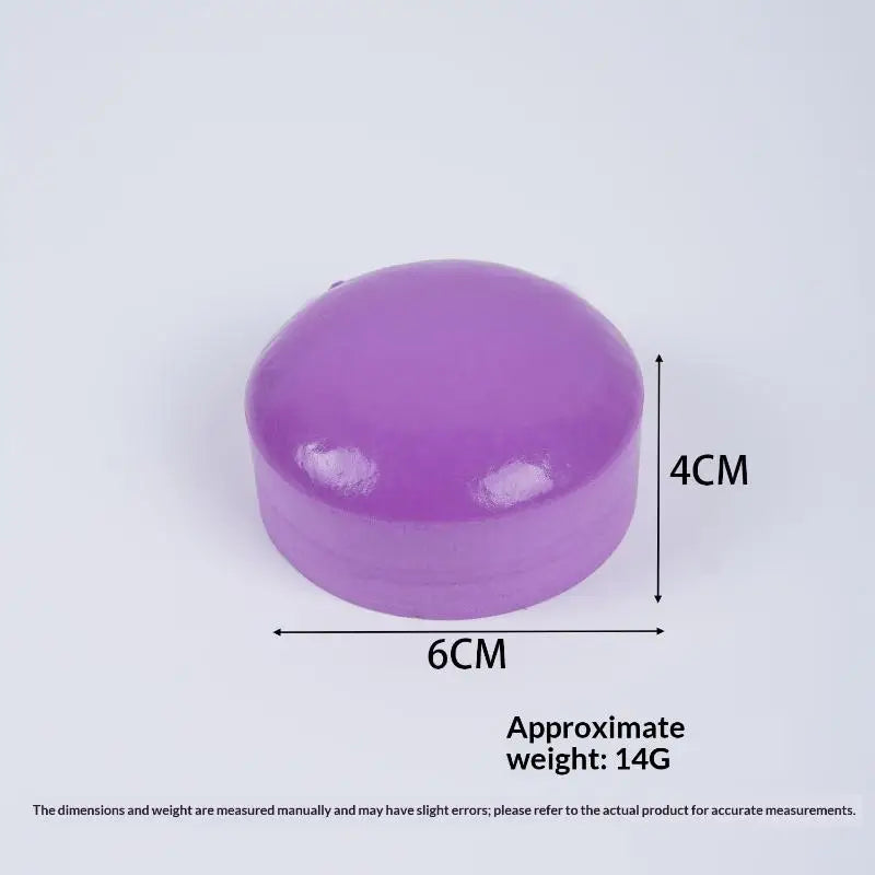 Slow Rising Stress Relief Fidget Toy Yogurt Cake Bread Design Soft Qme Purple
