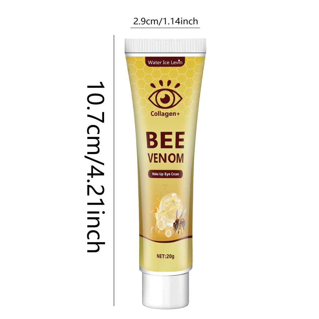 Bee Venom Tube Eye Cream, Lightweight Texture, Elegant Feel, Infuses Moisturizing Energy to the Skin Around the Eyes, Making the Eyes Appear Brighter, More Charming, and Radiant Qme
