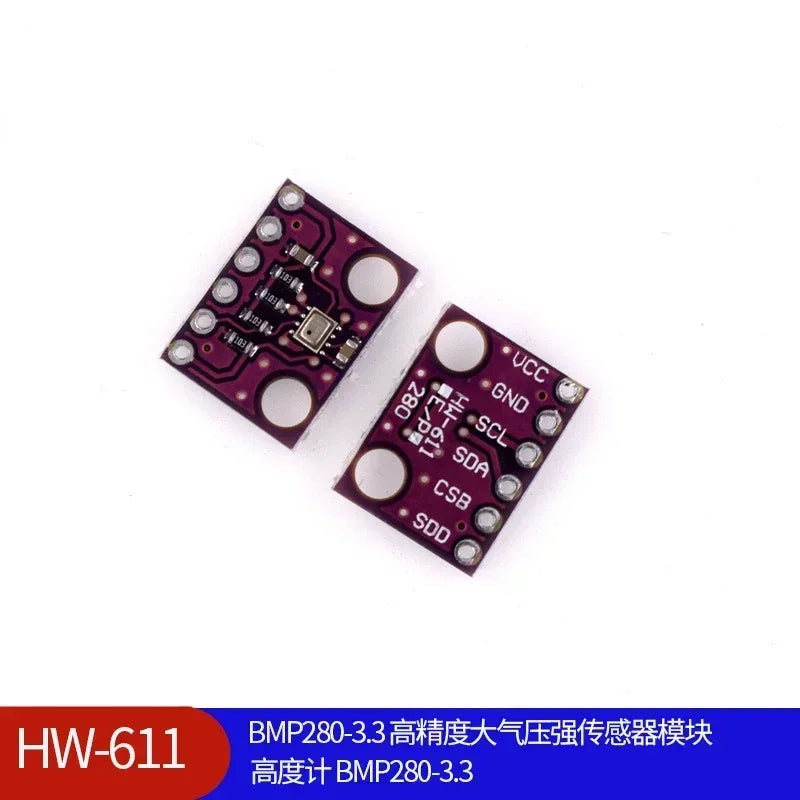 10pcs Hw-611 BMP 280-3.3 precision atmospheric pressure sensor module altimeter BMP 280-3.3 Adapters Qme