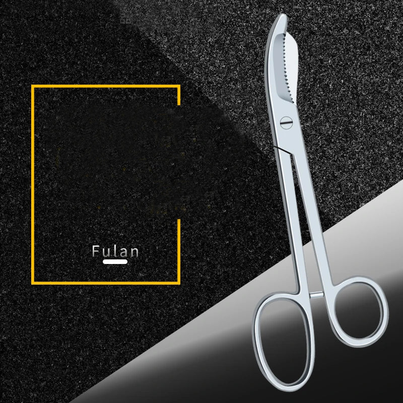 Stainless Steel Medical Plaster Clamp Scissors Polymer Hardness Gauze Qme