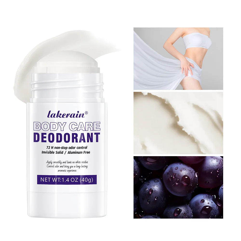 Lady Deodorant Fruit Balm Peach Flavor Strawberry Cantaloupe Grape Qme
