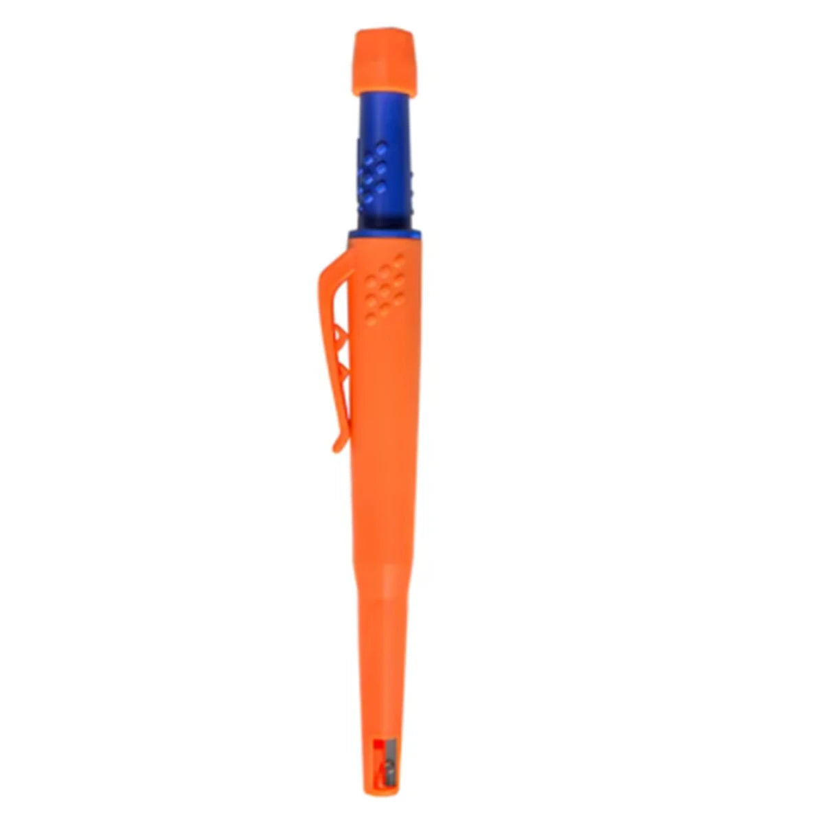 Carpenter Mechanical Pencil With Refills One-piece Design Pen Cap Built-in Sharpener Woodworking Construction Marking Tool Qme 1 orange pen