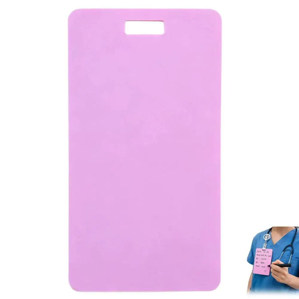 Erasable Badge Sticky Notes Wipeable Writing Surf Reusable Wipe Clean Qme Purple