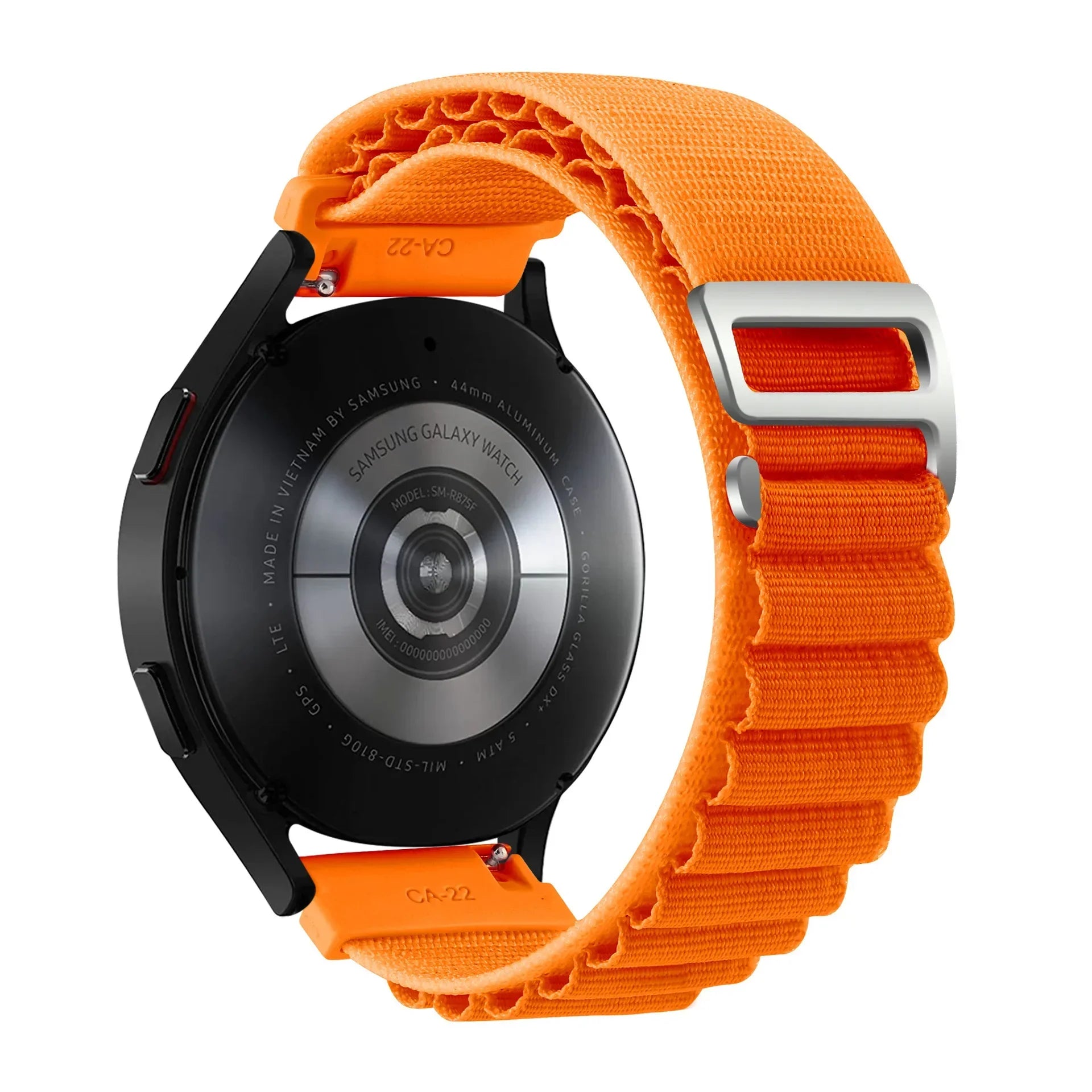 A Alpine Nylon Wrist Strap 18/20/22mm Outdoor Sport Sweatproof Compatible with Huawei Watch GT6 5 4 Samsung Watch Series 4-7 Qme