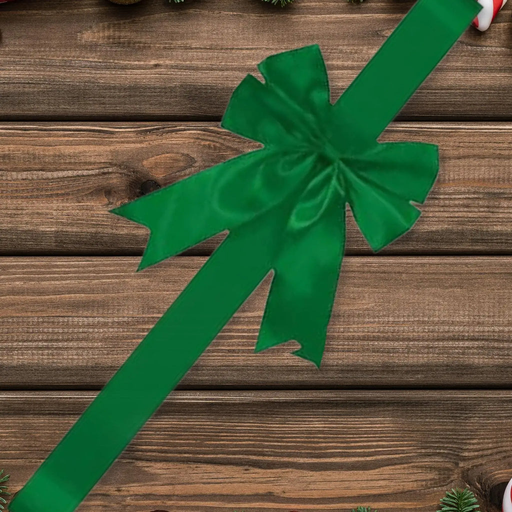 Christmas Bows Reusable Party Decorations Christmas Cabinet Door Red Ribbons Festival Bows for Entryways Walls Fences Trees Car Qme