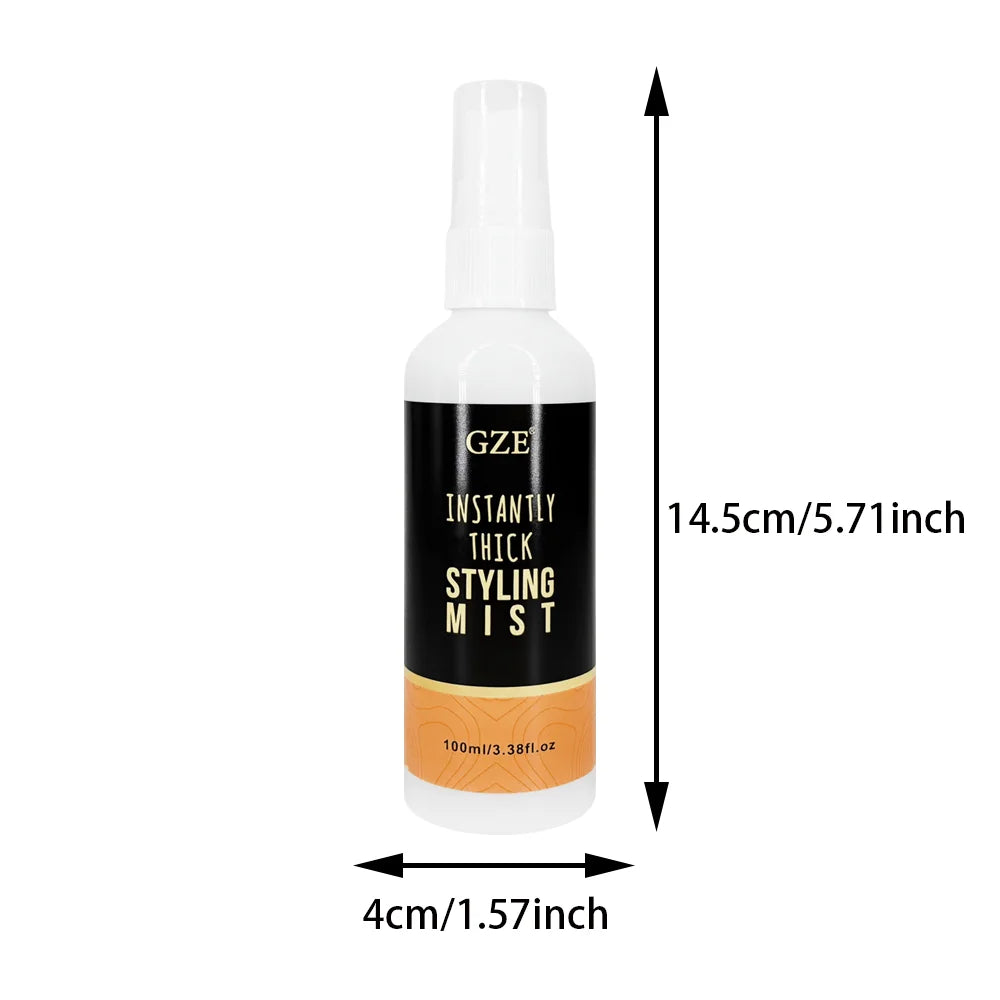GZE Instantly Thick Styling Mist - Volumizing Hair Spray for Fine Hair - Texturizing Spray for Bigger, Fuller Hair - Light Hold Qme