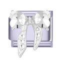 2026 Y2K Charm Beautiful Purple Sunset Zircon Italian Charm Links Fit 9mm Bracelet Stainless Steel DIY Jewelry Making Wholesale Qme Style 28