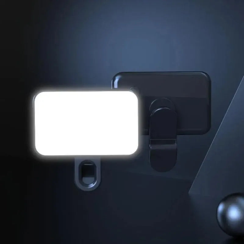 Mini LED Selfie Fill Light Pocket 3 Mode Adjustable Brightness Qme