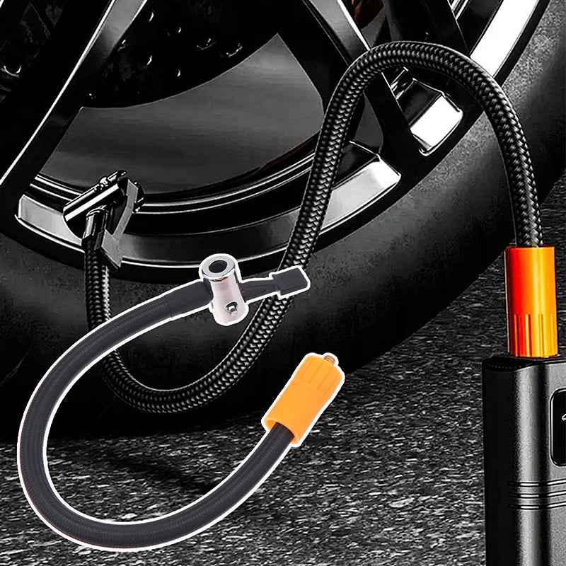 Premium Car Tire Inflator Hose Fine Thread Inflation Adapter M6 Air Qme Default Title