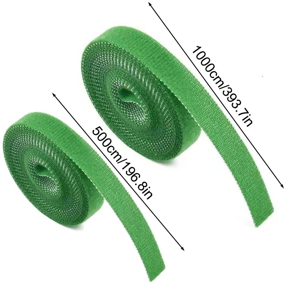 5M/10M Back To Back Velcro Plant Strap Velcro Strap Nylon Self-Adhesive Hook Hair Same Data Cable Tie Qme
