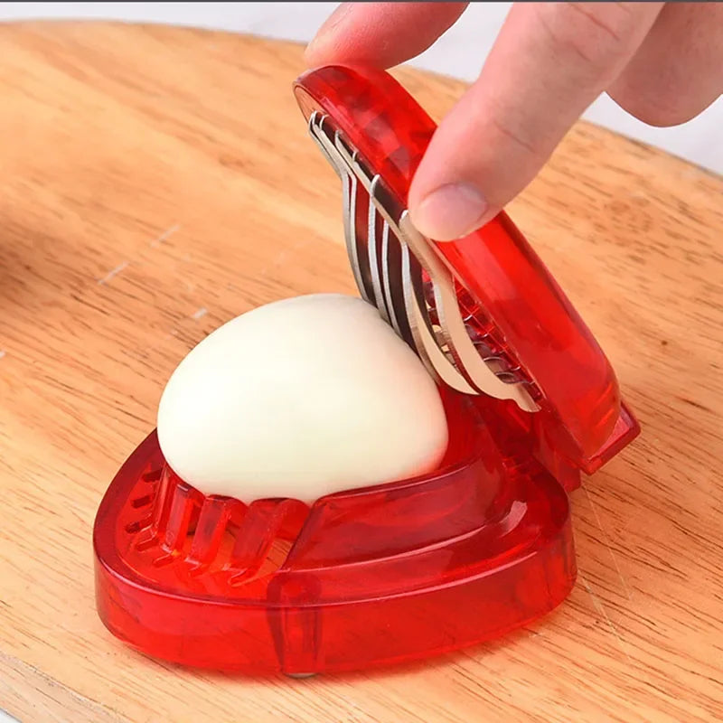 Strawberry Slicer Kiwi Cutter Egg Slicer Strawberry Huller Fruit Leaf Stem Remover Salad Cake Egg Tools Kitchen Accessories Qme