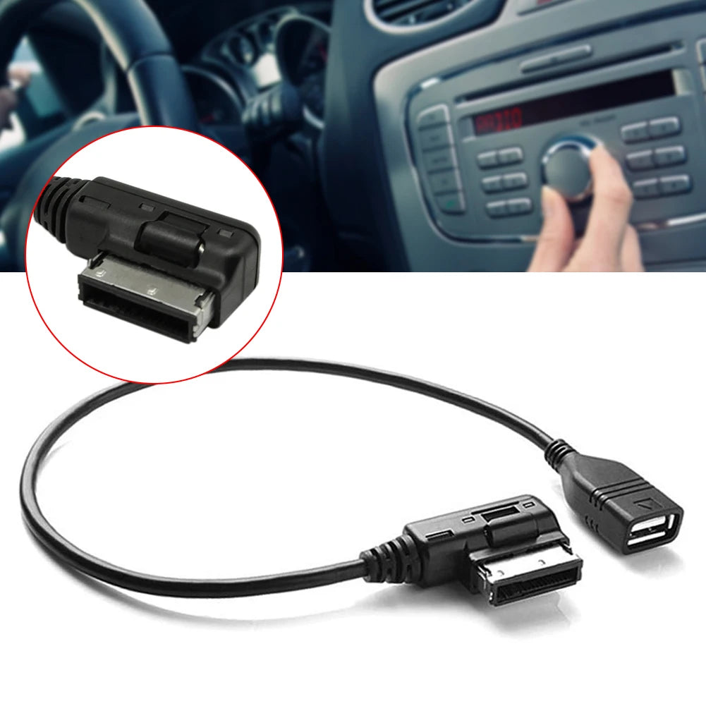 Audio AUX Adapter Data Wire MDI MMI AMI To USB Female Interface Music Media Adapter for Audi A6L Q5 Q7 A8 S5 A5 A4L A3 Qme