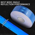 Car Reflective Safety Tape Warning Light Reflector Protective Trucks Auto Motorcycle Safety Mark Reflective Strip Sticker Qme Blue 5M 50MM