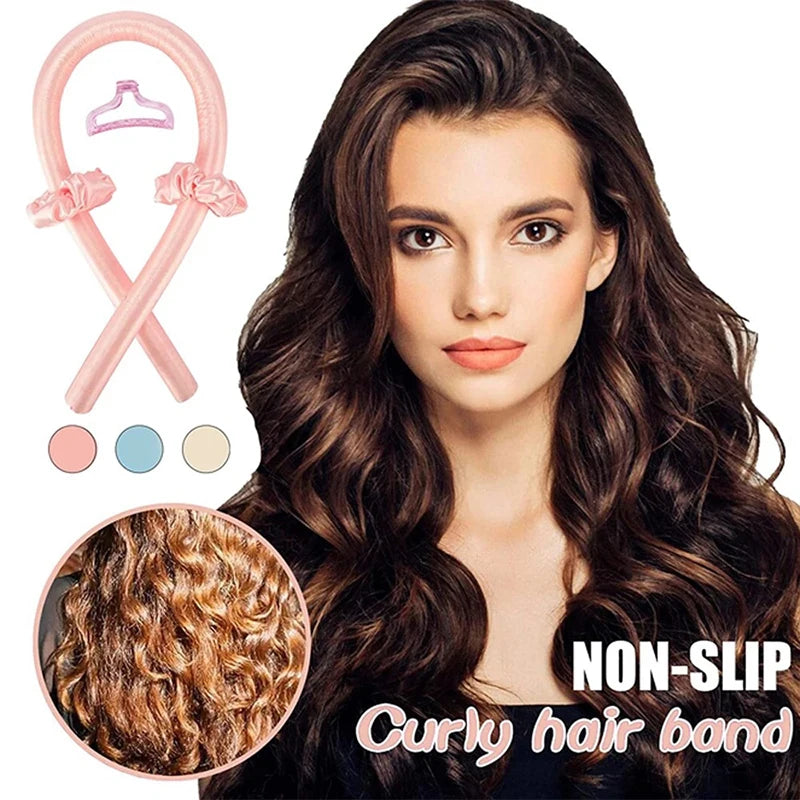EVA Sponge Curl Stick Hair Ring Hairpin Set Hairdressing Tool Sleep at Night Hair Setting Hair Curler No Need Heat Hair Curler Qme