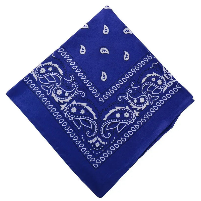 1PC Unisex Fashion Printed Square Scarf Cycling Bandana Fishing Sun Protection Neck Cover Scarves Handkerchief Outdoor Headwear Qme BL 55X55cm
