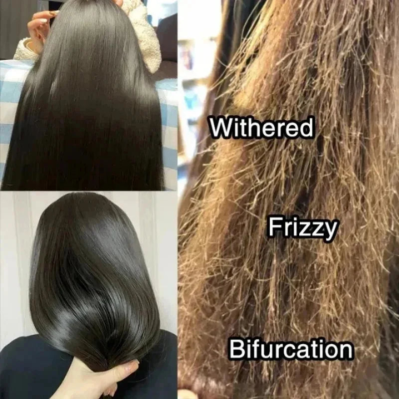 Magical Keratin Hair Mask For Maltreated Hair 5Seconds Repairing Damaged Frizzy Hairs Smoothing Nourish Straightening Hair Care Qme