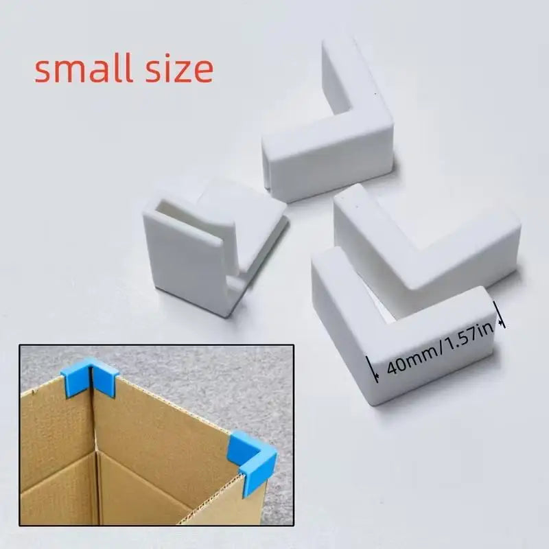 Durable Right Angle Carton Corner Clips Reusable Corrugated Box Edge Qme