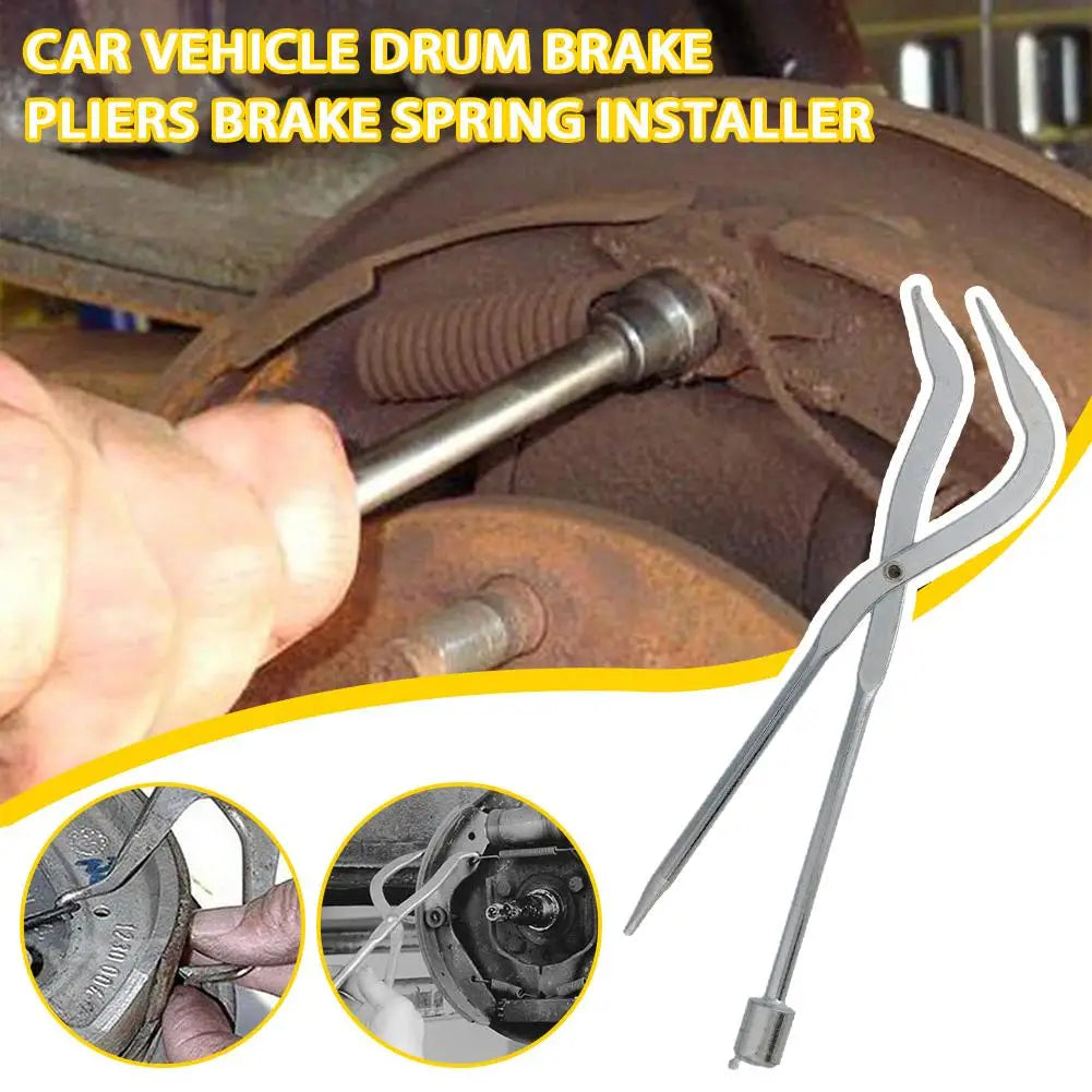 Car Drum Brake Pipeline Brake Shoe Return Spring Repair Vehicle Disassembly Tool Workshop Tool Installation Tool Plier Qme