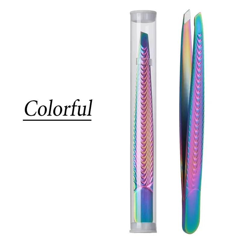 Professional Tweezers Specially Used Beauty Salons Pick Up Eyebrows Qme colorful