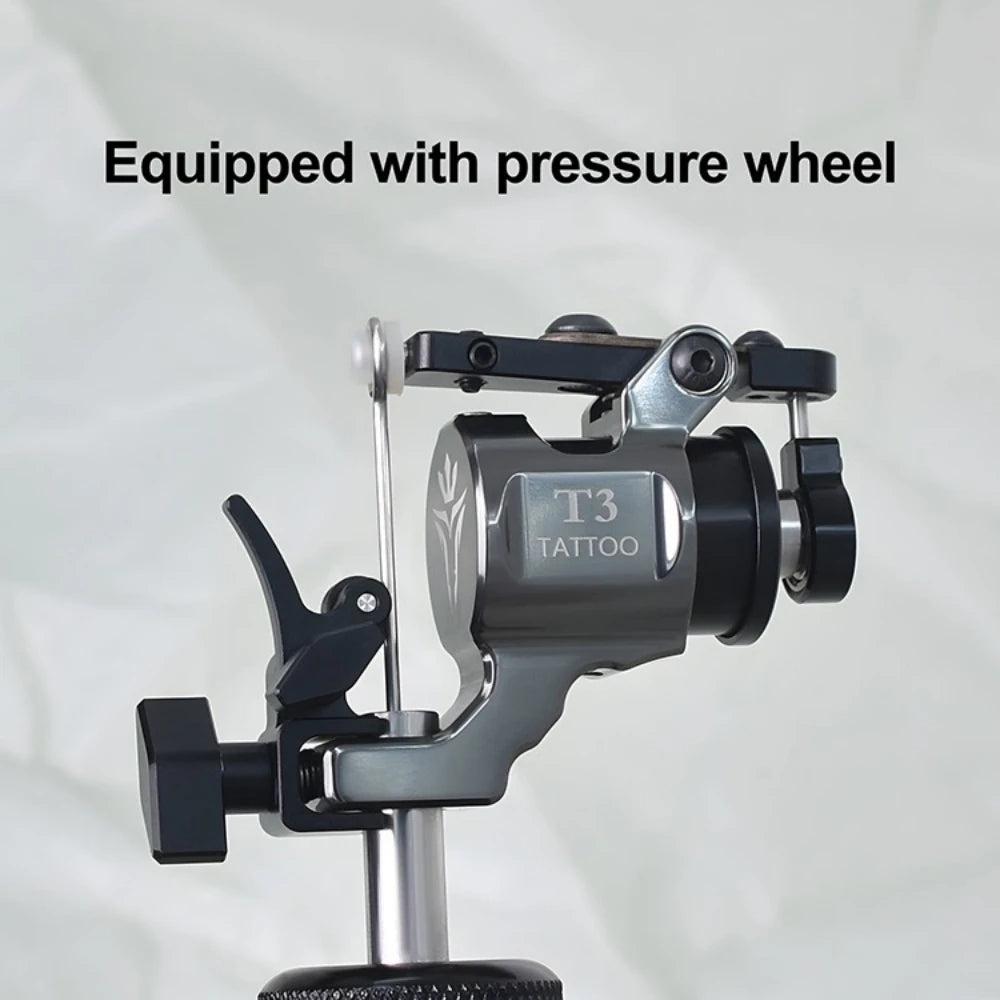Brand New T3 Rotary Tattoo machine Adjustable Stroke 2225 Powerful Shrapnel Motor 13500RPM RCA Tattoo Gun Qme