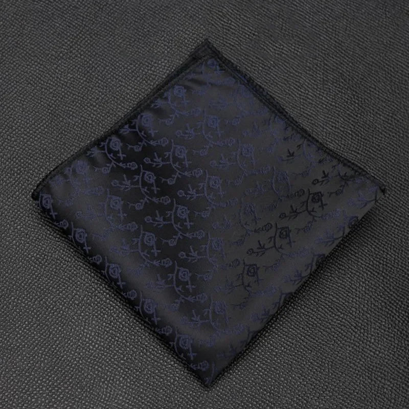 Men Pocket Square Suits Hanky Plaid Handkerchiefs Casual Suit