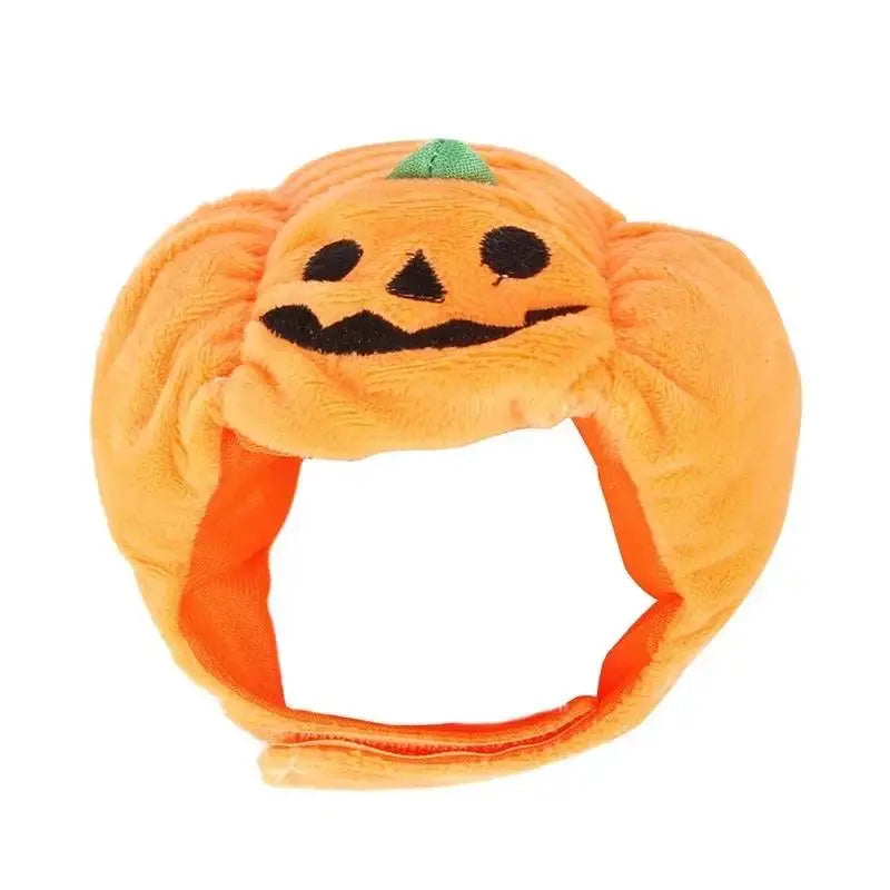 Halloween Pet Pumpkin Hat Cute Ghost Festival Headgear For Small Medium Large Dogs Puppy Teddy French Bulldog Costume Accessory Qme L(20x16x5cm)