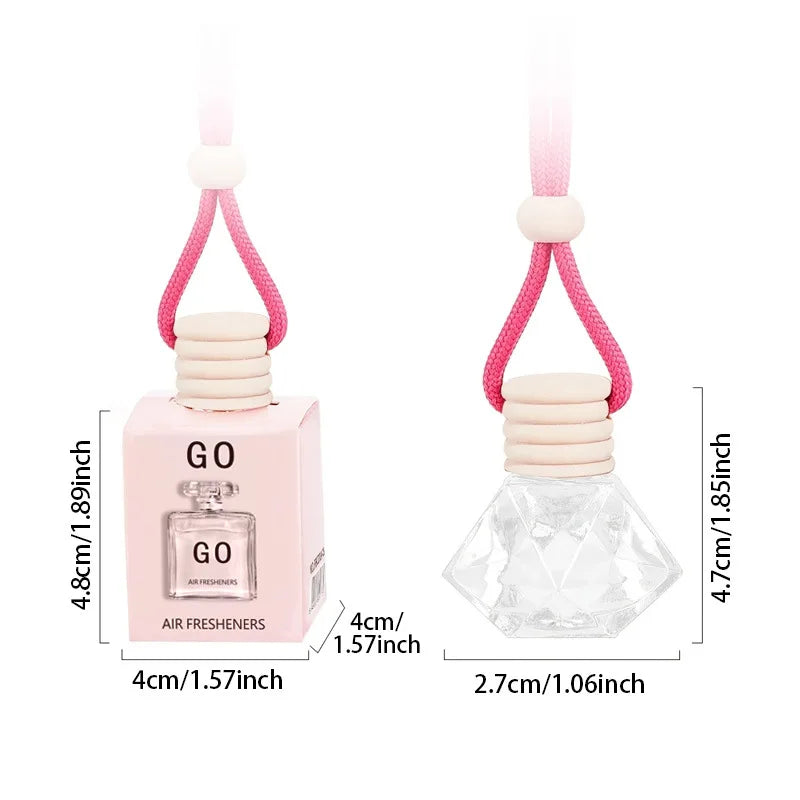 Car Hanging Air Freshener Long Lasting Fragrance Odor Eliminator Qme
