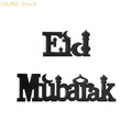 Moon Star Eid Decors Sign Mantels Shelf Desk Styling D0LD Qme Black CN