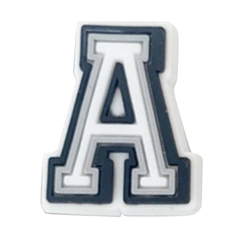 2026 NEW 1 Pcs Letter Shoe Charms for Clog Sandals Shoe Decoration Alphabet Characters DIY Shoes Pins for Boy Girl Men Women Qme A CN