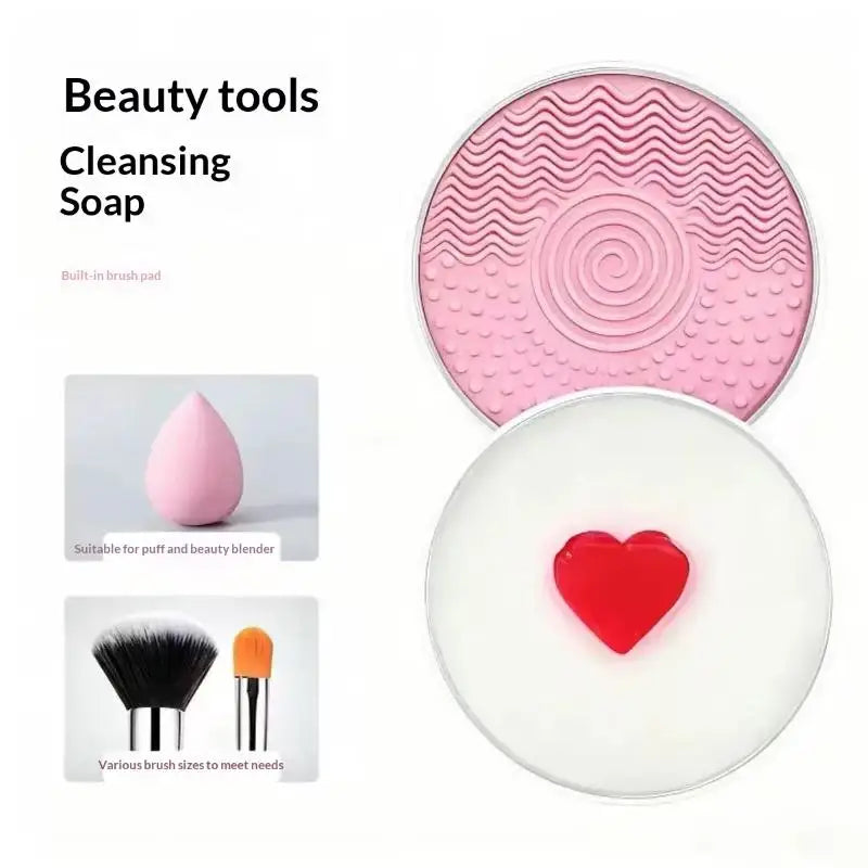 Portable Makeup Brush Cleaner Soap Multi Functional Washing Reusable Qme