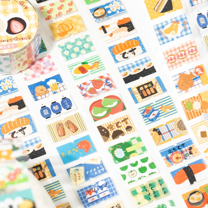 2m/Roll Ancient style Washi Tapes DIY Scrapbooking Stickers Decor Photo Album Collage Journal Aesthetics Stationery Masking Tape Qme