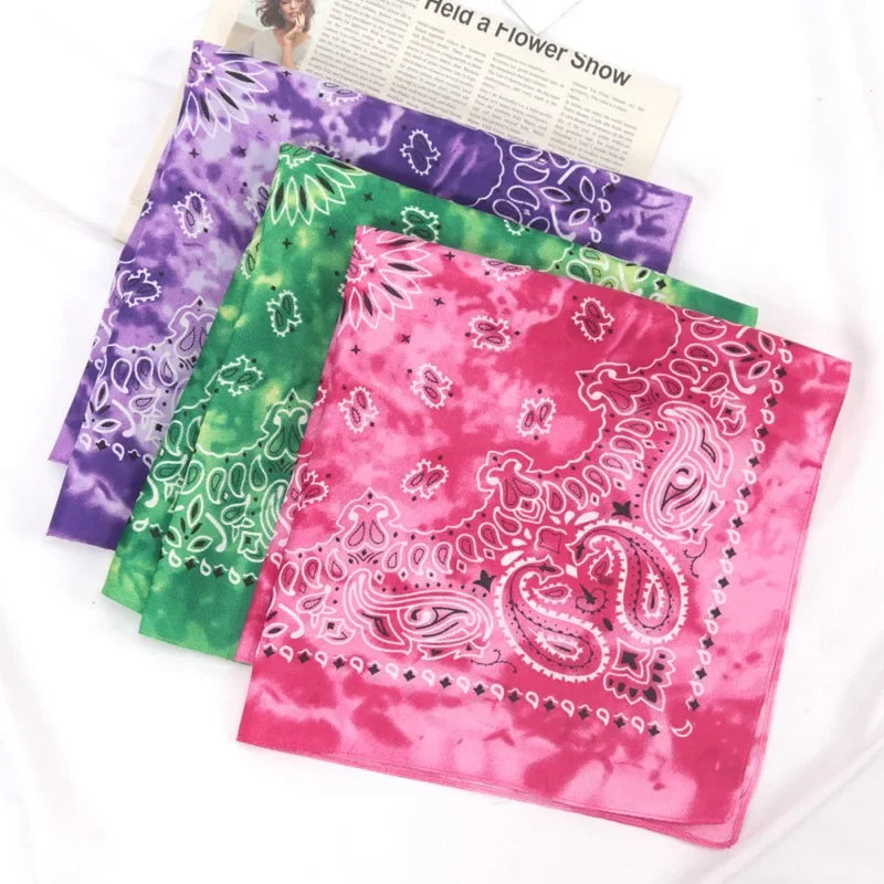 Hip Hop Bandana Square Scarf Scarves Seamless Hair Band Design Qme