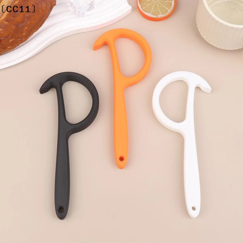 Can Opener Non-slip Handle Plastic Manual Safe Easy Grip Durable Qme