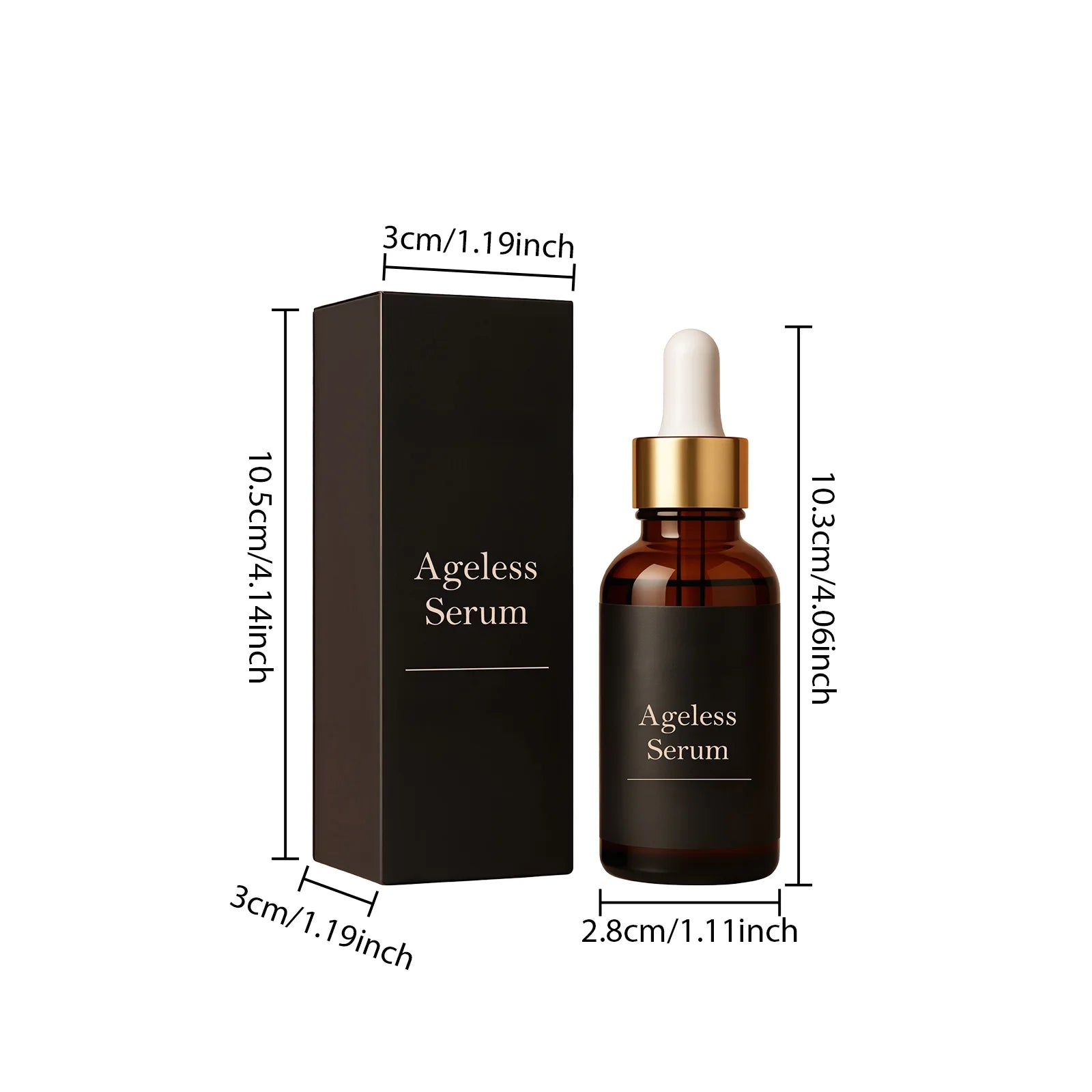 Collagen Face Serum Anti-Wrinkle Firming Moisturizing Brightening Smoothing Skin Hyaluronic Acid Face Essence Daily Skincare Qme 30ml Boxed