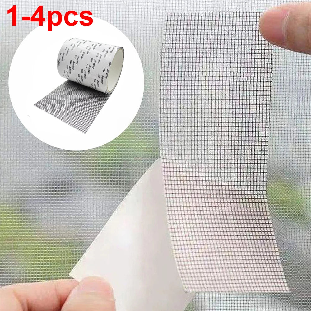 2/10m Window Mosquito Net Repair Tape Self-Adhesive Screen Repair Patch Strong Anti-Insect Fly Mesh Broken Holes Repair Tape Qme