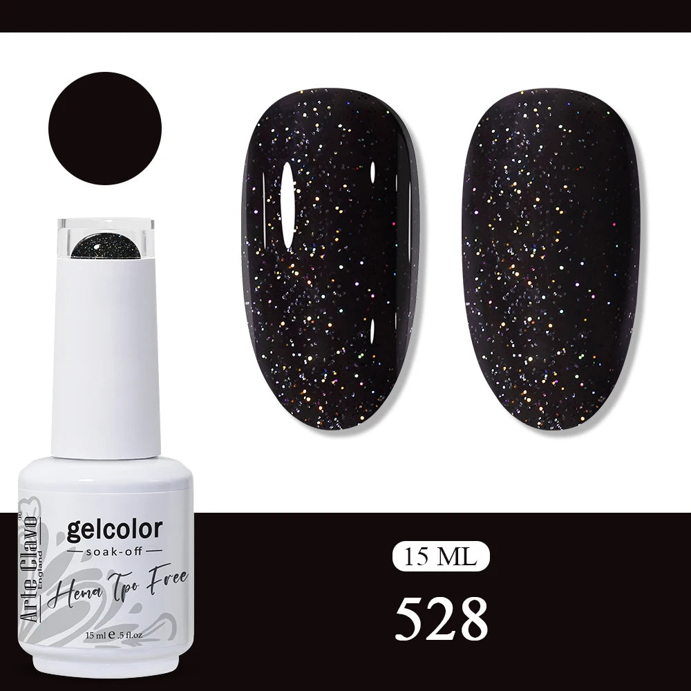 Arte Clavo Neon Rainbow Colors Gel Nail Polish Semi Permanent Art UV