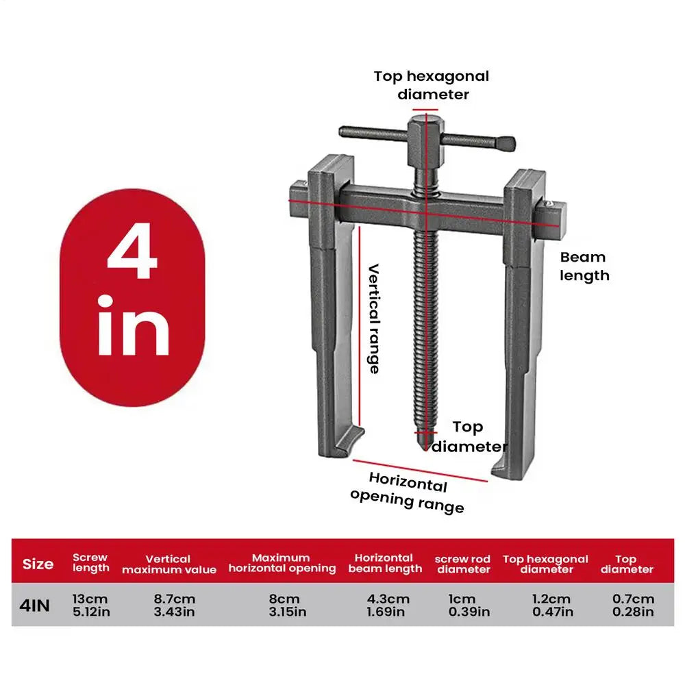Bearing Puller 2-jaw Anti-slip Disassembly Aid Splitter RV Truck Qme China Mainland 4 inches