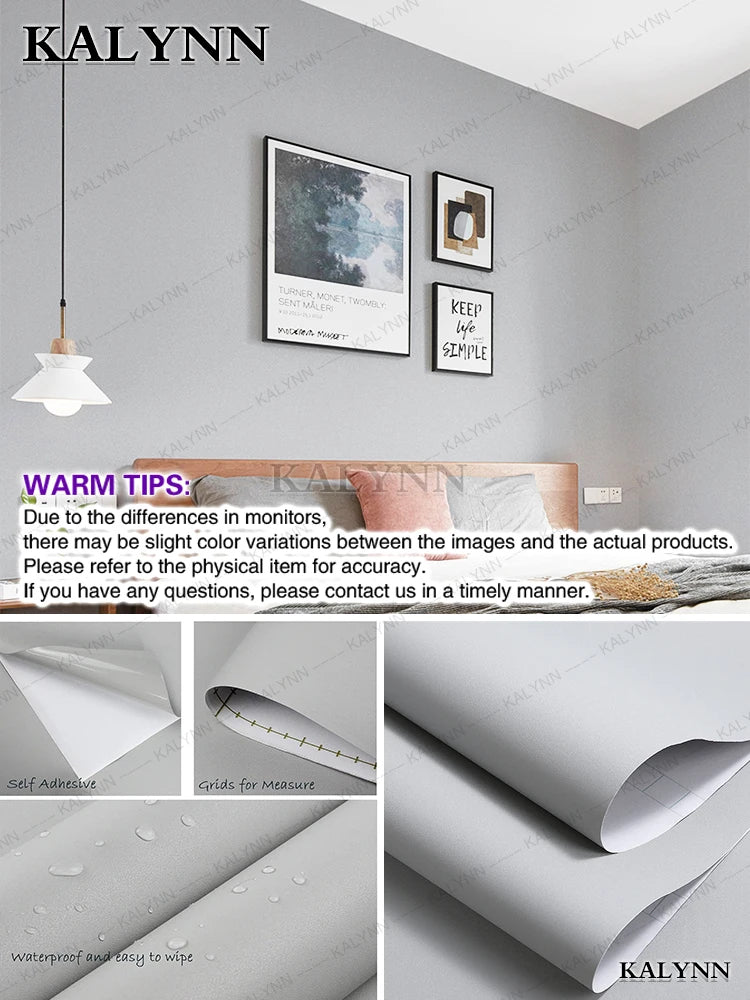 Sage Green Self-adhesive Wallpaper Vinyl Stick Peel Contact Paper