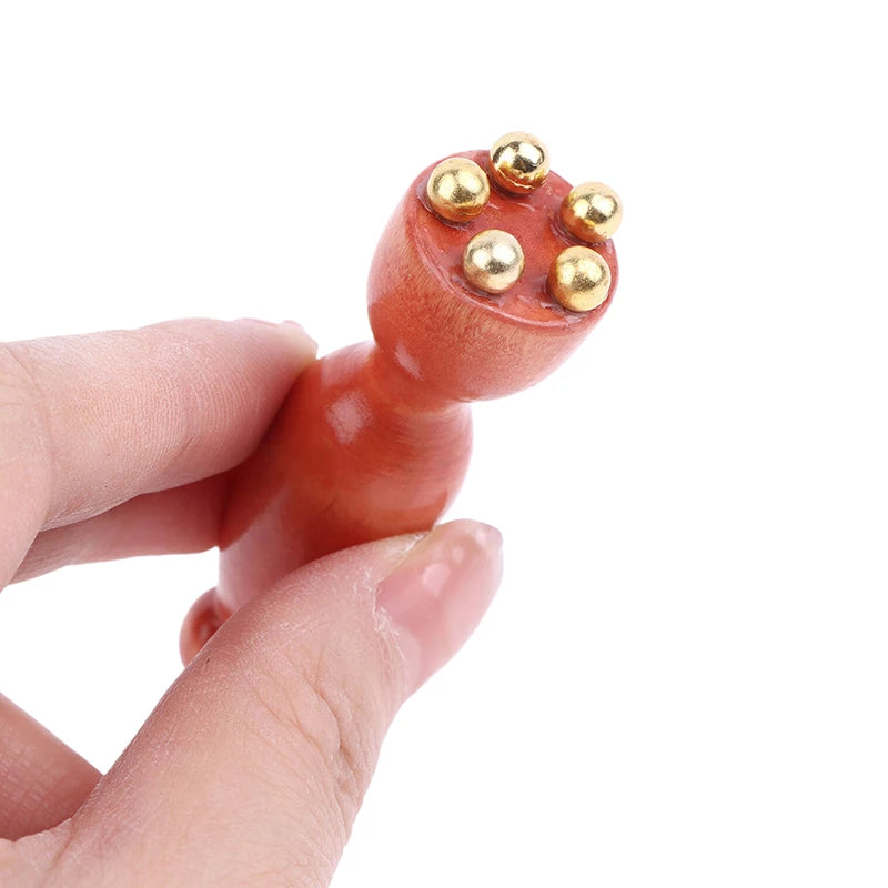 Handheld Lotus Seedpod Beauty Professional Alloy Rosewood Facial Qme