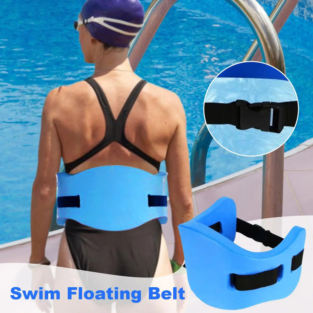 Swim Float Belt Pool Water Flotation Belt Back Buoyancy Board for Adults Kids Swimming Training Pool Beach Bathtub Snorkeling Qme