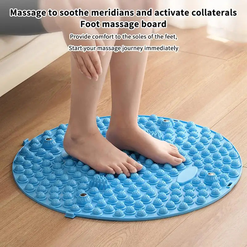 Pressure Point Pads Board Foot Massage Acupressure Mat Reflexology Qme