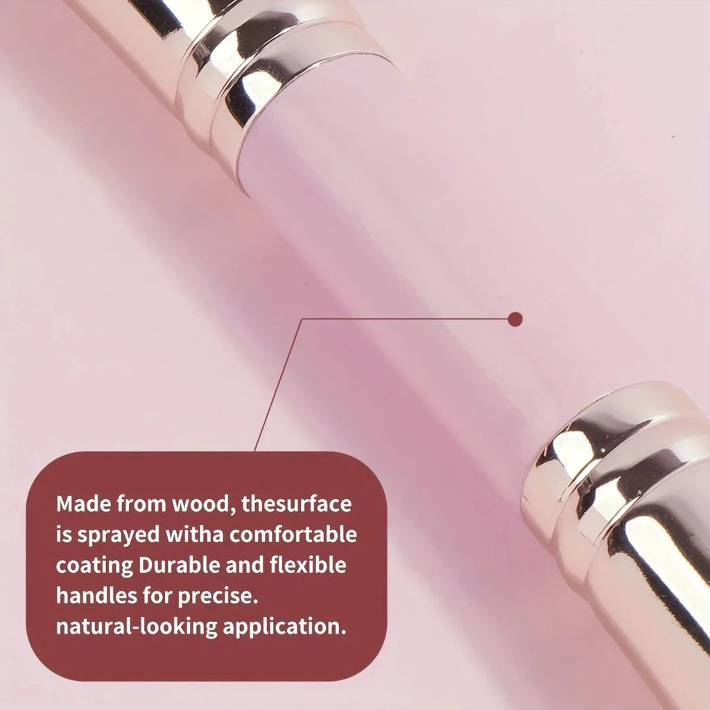 Large Double-ended Makeup Brushes Soft Bristle Foundation Blush Qme