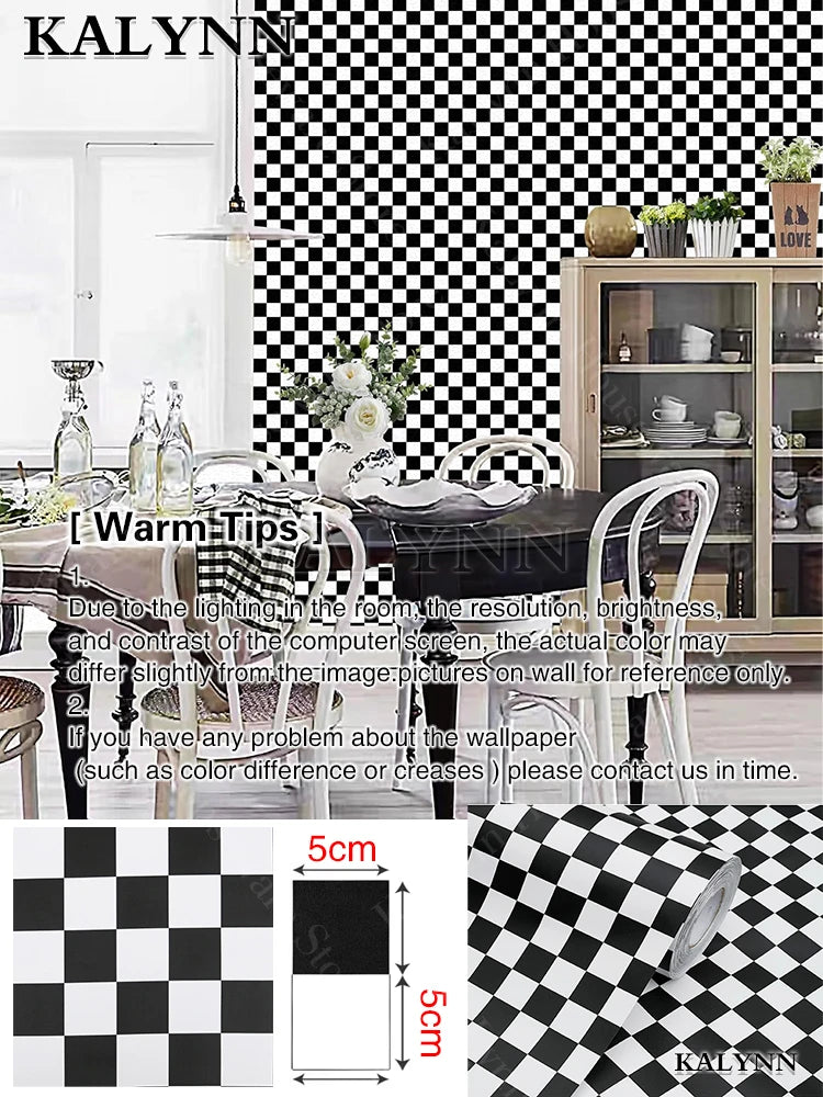 Yellow Peel Stick Wallpaper Vinyl Removable Wall Paper Self-adhesive Qme Small grid 5mx40cm(196inx15in)